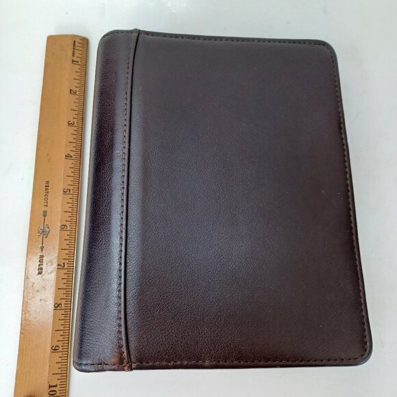 Franklin Covey Planner Franklin Quest Binder Brown Leather 6 Ring Organizer - Picture 11 of 16